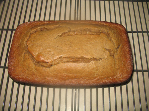 Peanut Butter And Banana Quick Bread