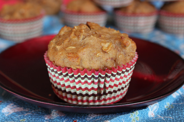 Oatmeal Cookie Muffins with Cappuccino Chips