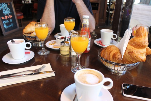 last breakfast in Paris
