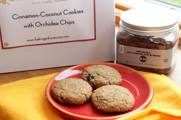 Cinnamon-Coconut Cookies with Orchidea Chips