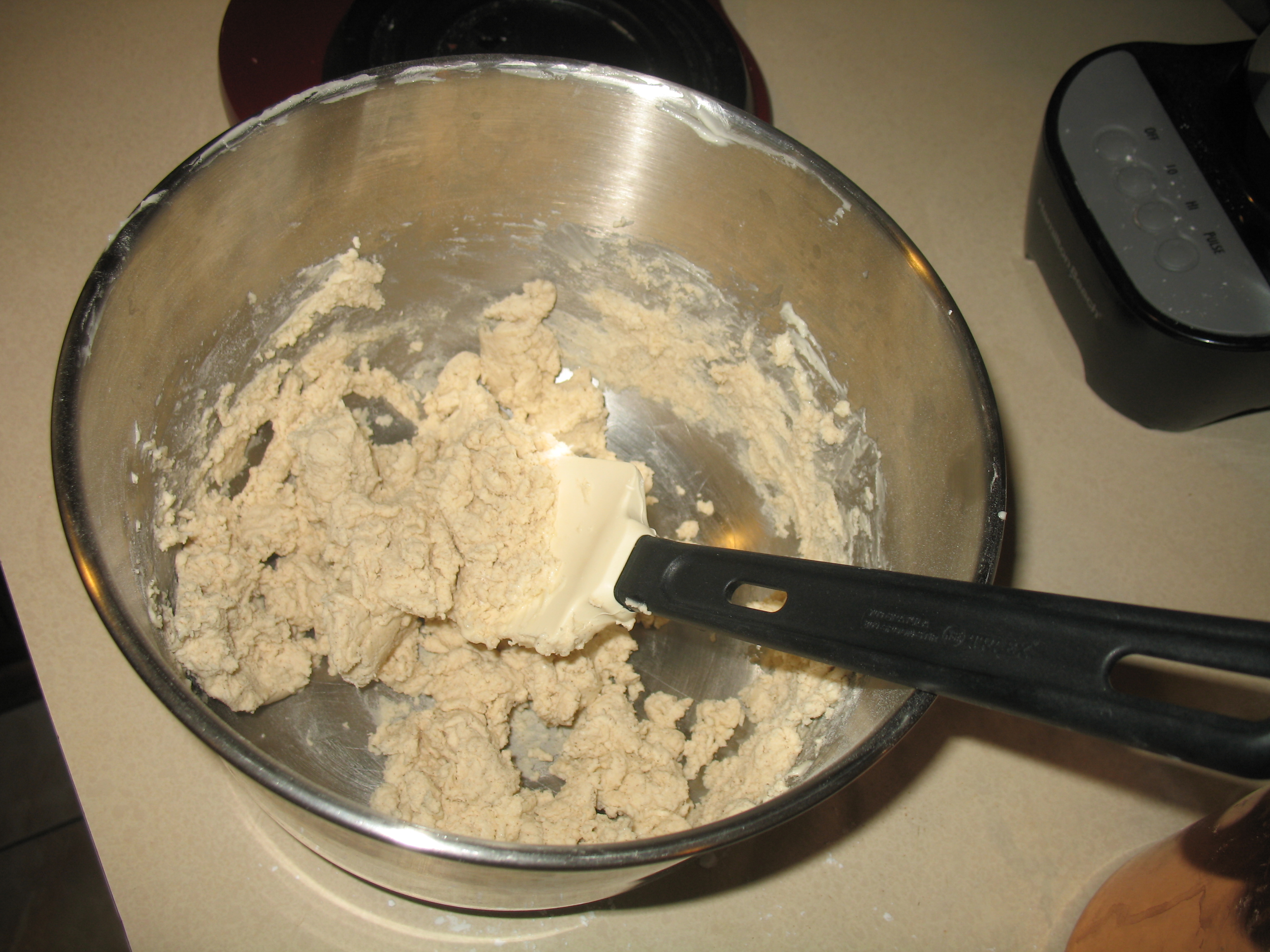 crumbly dough