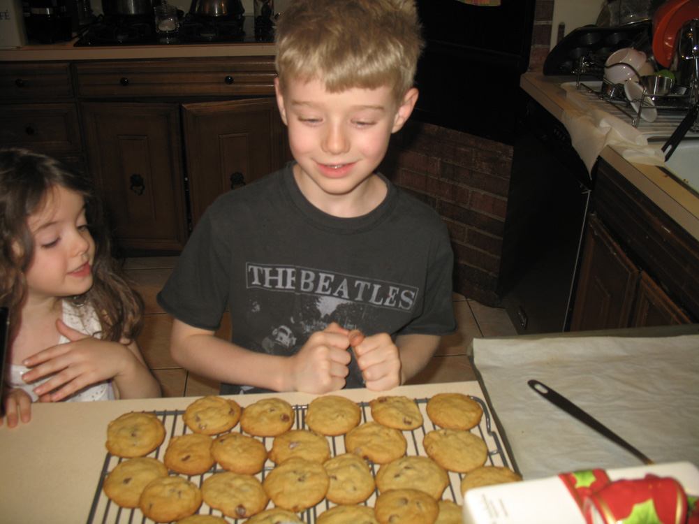 Nathaniel and cookies