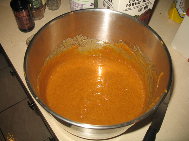 pumpkin mixture