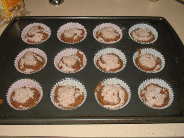 muffins with topping