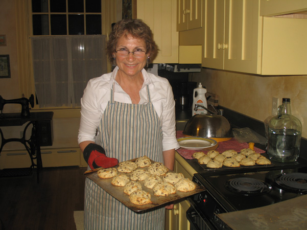 Barb with scones