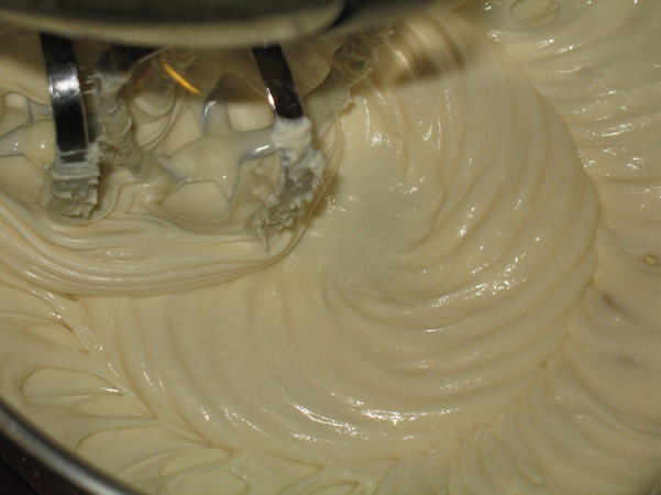frosting close-up