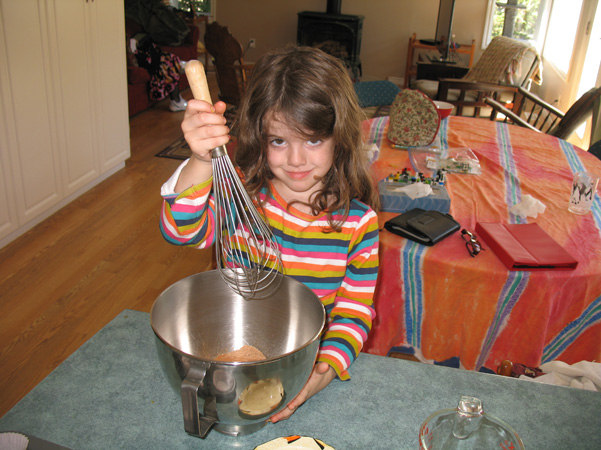 Juliet ready to whisk