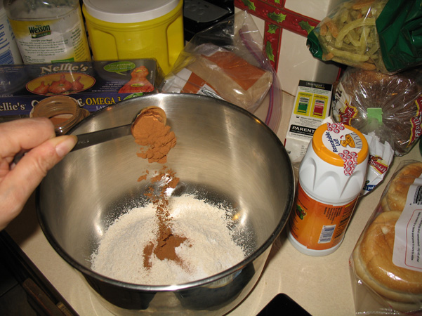heaping teaspoon of cinnamon