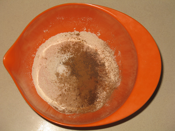 dry ingredients with spices