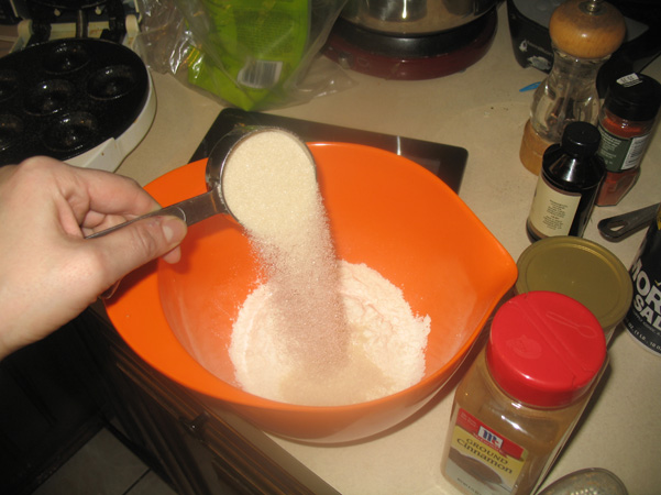 sugar and flour