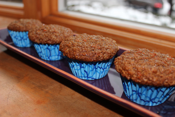 muffins by window