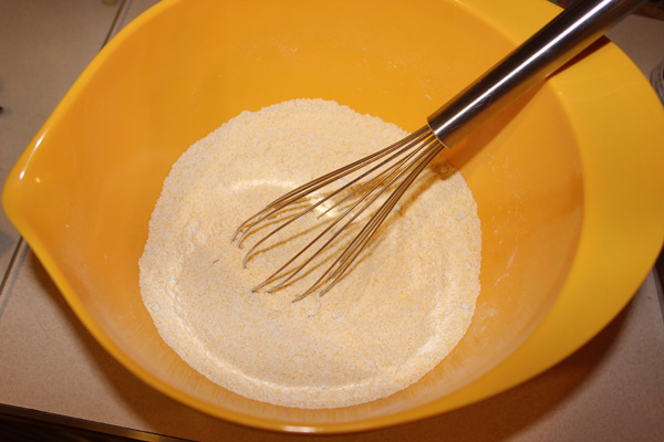 sage whisked with flour
