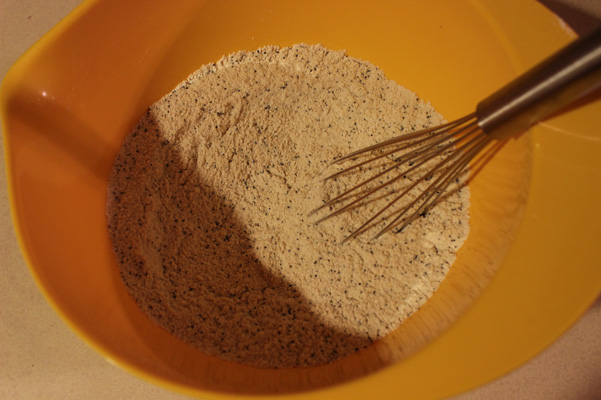 dry ingredients, mixed