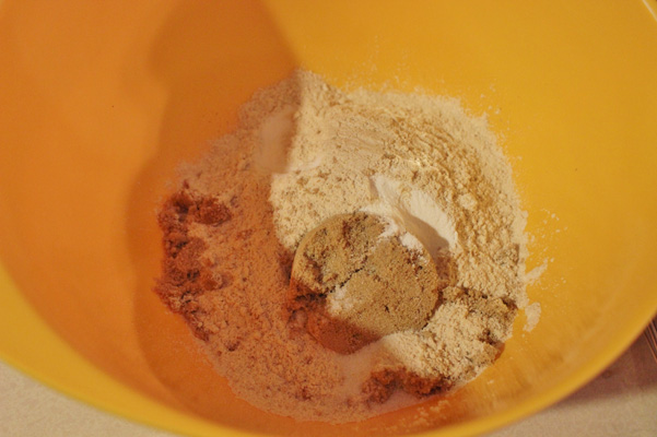 dry ingredients in bowl