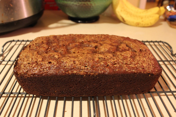 peanut butter and banana bread