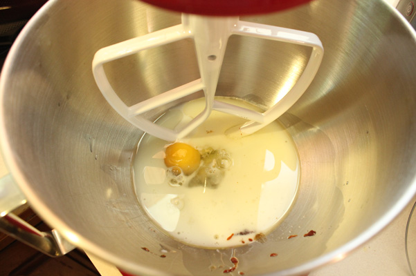 egg and more in stand mixer