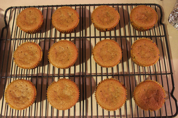 muffins on rack