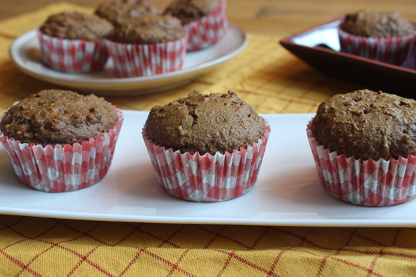 healthy gingerbread muffins