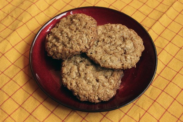 crispy oatmeal cookies